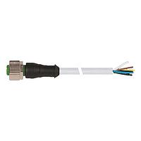 Murrelektronik 7000-12241-2351000 ເສັ້ນສາຍອາເຊນເຊີ / ເສັ້ນສາຍອາກຕູເວີ M12 ຍິງ 0 ມີເສັ້ນສາຍ, PUR 5x0.34 gy UL/CSA+ລະຫວ່າງລົດດຶງ 10m