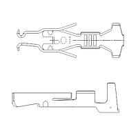 Aptiv 12176853 ຂໍ້ຕໍ່ FM LAMP SKT WEDGE CBL RNG 2.51-1.84MM