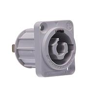 NEUTRIK NAC3MPXXB-WOT ປຸ່ມຮັບສະຫຼຸບ Receptacle - powerCON ສີຟ້າ / ສີເຫຼືອງເຂົາ - ຜ່ານການຮັບຮອງ 60320-1 - ບໍ່ມີຕັ້ງ - ພາວເອດອອດ (ສີເຫຼືອງເຂົາ)