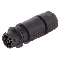 Amphenol SINE Systems RTS1BS12N8S03 ຕົວເຊື່ອມຕໍ່ Inline Receptacle 8 POS SZ 12 Socket