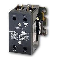 Carlo Gavazzi GDP402S24V ຕິດຕໍ່ວັດຖຸປະຈຳຕົວຢ່າງສອງຂາຍວັດຖຸປະຈຳຕົວ, ຕິດຕໍ່ວັດຖຸປະຈຳຕົວສະໄຕລ໌ 40Amps ທີ່ມີການປະເມີນ (FLA ທີ່ 240VAC) ມີຂາຍວັດຖຸດ້ວຍການຍຶດສູດ, ຂອງຂອງ 24 VAC ແລະບໍ່ມີຕິດຕໍ່ຊ່ວຍ.