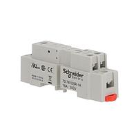 Schneider Electric Relays 70-781D5R-1A ປຸ່ມຕິດຕັ້ງ Relay DIN/PM 5-Pin, ຕົວຢືດດວງສອງ