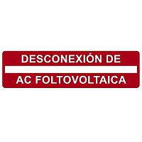 HellermannTyton 596-00813 ປ້າຍປະຈຳແສງອາທິດ Solar Label, Printable, Spanish, ຕັດການພະລັງງານແສງອາທິດ PHOTOVOLTAIC DISCONNECT, 3.75" x 1.0", PET, ແດງ, 50/roll