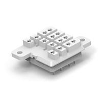 AMP Connectors - TE Connectivity 27E419 ປຸ່ມຕິດຕັ້ງ Relay Sockets RELAY SOCKET 4 POLE PC