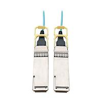 Tripp Lite N28H-15M-AQ ສາຍເສັ້ນແສງໄຟເບີ 15M 100G QSFP28 ACTV OPTCL CBL