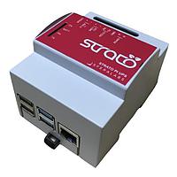 Sfera Labs SPMU30X42 ອຸດສາຫະກຳ Severs Strato Pi UPS server ກັບ Raspberry Pi 4 Model B 2GB