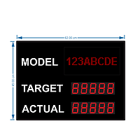 ATPRO PMP62X45 ກະດານຕິດຕາມຜົນຜະລິດ (45x62 cm)