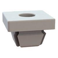 Essentra Components 60SGN01181 ກຣອມເມດ ນັດ Grommet Nut, .410x.410 ຮ່ອງ, .031-.062 ຄວາມຫນາແຜ່ນ Panel Thk