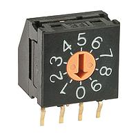 NKK Switches FR01FR10H-06XL ສະຫນັບສະຫນູນການຫຼຽນຫຼັກ 10 POS REAL CODE FLUSH RA PC .2 SPAC