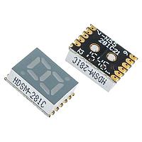 Broadcom HDSM-281C ຈອກສະແດງ LED ແດງ 624nm 7.5mcd CA SD 7 ສ່ວນ