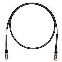 Panduit STP6X2BL-Q ສາຍສະເໜີສົດ Cat 6a ທອງ, Cat 6A, ສີດຳ S/FTP C