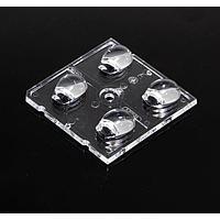 Ledil C17633_STRADA-2X2-DB ເລນ LED ຫຼາຍເລນ ສີ່ມຸມ ສະໄກ 4 ຕຳແໜ່ງ 50.0mm (D) 8.10m