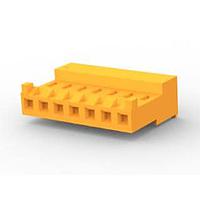 AMP Connectors - TE Connectivity 3-643817-7 ກອງຢູ່ຮັບສະບັບປິດມີແທບ 7P L.R. ແດງສົ່ມ 18 AWG