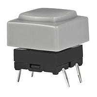NKK Switches JB15KP-4HH ປຸ່ມສະຫນອງສະຕິກ OFF-(ON) ຕິດຕັ້ງ PC ປຸ່ມສີເທົາ/ເຟຣມສີເທົາ
