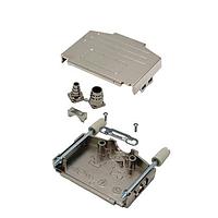 MH Connectors MHDPPK-M-37-K ຝາຫົວ D-Sub DPPK TWIN METPLAS 37 WAY (6260-0105-04)