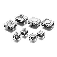 Omron Electronics B3W-1000S ທູບຟແດດ Miniature Tct 6x6mm NoGrd 4.3mmH 160OF