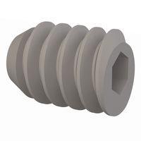 Essentra Components 010632T018 ຊຸດສູດສູດ, ຫົວບໍ່ມີຫົວ, ກະດູກ #6-32, ຄວາມຍາວ 3/16