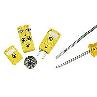 OMEGA GMP-K-F ຕົວເຊື່ອມເຄື່ອງວັດອຸນຫະພູມຂະໜາດນ້ອຍສະຫຼຸບສຽງ (K, ANSI, Miniature Female Thermocouple Connector)