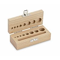 KERN 354-420-200 ກະຕ່າໄມ້ສໍາລັບຊຸດນ້ຳໜັກ (ຮູບສະເລ່ຍ/ກະທົບ, 1 g - 50 g)