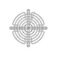 Sanyo Denki 109-1147 ກາດກັນນິ້ວພັດລົມ 92mm ສໍາລັບພັດລົມທີ່ສາມາດປ່ຽນທາງໄດ້