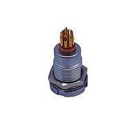 NorComp 820B009-203R001 Connectors IP50 Female Push-Pull Panel Mount 9 Position Straight Solder Cup