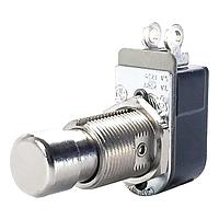 Carling Technologies 111-16-P ສະຫນັບສະຫນູນຫນັກ 1-ຂາ, ປິດ - ເປີດ, 3A/6A 250VAC/125VAC ບໍ່ໄດ້ຮັບການປະເມີນ HP, ປຸ່ມກົດບໍ່ມີແສງ ສະຫນັບສະຫນູນປຸ່ມກົດມີສາຍສົ່ງສັນຍານ
