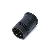 Amphenol LTW SLD-D004001 ຕົວແຊກຕົວເຊື່ອມຕໍ່ມິດຕຣິກຮູບວົງມົນ, ຕົວແຊກ, ພລາສຕິກ, D Coding, 4A, 04 ຂາຍື່ນ, ຕົວເຊື່ອມຕໍ່ຜູ້ຊາຍ, ຕົວຕິດຕໍ່ຜູ້ຊາຍ, ການດັບສະບັບດ້ວຍການສະກູຣ, ການບົດບາດດ້ວຍການບົດບາດດ້ວຍການບົດບາດ, ບໍ່ກັນນ້ຳ