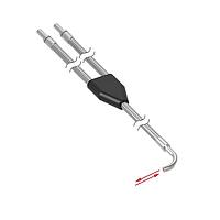 Banner Engineering BA23S ເຊັນເຊີເວັອບໄຟເບີອອບຕິກ ໂມດດິຟຟູສ ບາຍເຟີເຄີດ ກະຈົບແກ້ວໄຟເບີ 36 ຍາວ; 0.125 ກວ້າງ. ກຸ່ມ; ປົກກັນໄຟຟ້າສແຕນເລດ; ທິບສັບສະເຫຼີມມຸມຂວາ