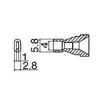 HAKKO N61-16 ຫົວສີດ (4mm x 1mm)
