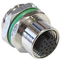 Bulgin PXMBNI12RPF17AFLPG9001 ສາຍກົງ M12 A-coding 17 ຂາຍຜູ້ຍິງ Panel M