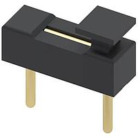 Mill-Max 999-11-220-10-000000 ສັ້ນ .200" ຊ່ອງຫວ່າງ ຜູ້ຊາຍສີດຳ SHORTING JUMPER