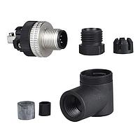 Telemecanique XZCC12MCM50B ຕົວເຊື່ອມເຊນເຊີ M12 ມຸມ ANGLE CONNECT. 5 PINS