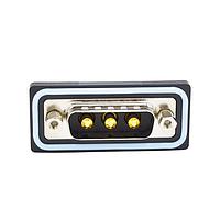 NorComp CDFV3W3113L451 ຕູ້ຕິດຕໍ່ D-Sub ປະສົມ 3W3 ຕິດຕົວຢ່າງຕັ້ງແດງ M FL 4-40 boardlock 40Amp