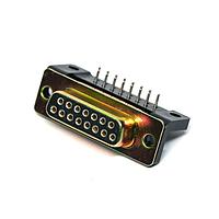 ITT Cannon DAM-15S-D ປະຕູສົມມຸດ D*M ຕິດຕໍ່ D-Sub ທີ່ເຊື່ອມຕໍ່ໄດ້ສູງ