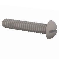 Essentra Components 011024R100 ສະກຣູດອອກຮູບວົງມົດມີຊ່ອງ, ກະບອກ #10-24, ຍາວ 1