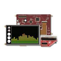 4D Systems uLCD-70DT-Pi ຈໍ LCD 7" ປະເພດ Resistive ສໍາລັບ Rsbry Pi ມີອຸປະກອນປ້ອງກັນແລະສາຍສັ່ງ