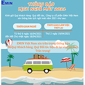 EMIN Viet Nam Summer Trip from 16~18 April, 2021