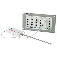 OMEGA TJP4-48-BLANK ການປະກອບແຜງຈັກກັບຕົວເຊື່ອມ TC ແລະ RTD 3 ແຂນ (None, ANSI, None)