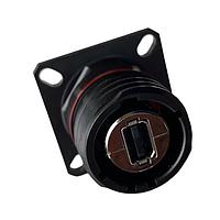 Amphenol Socapex MDPFTV2AZN HDMI, Displayport ແລະ DVI Connectors Mini DisplayPort ຮູບສະແດງສີ່ແຫ່ງສະຕິກເກັດສີ່ແຫ່ງ, A coding, ການຄຸມຄອງດ້ວຍຊິນຄອນນິເຄວີດສີດໍາ