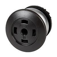 Eaton M22-DRP-S-X ປຸ່ມກົດປຸ່ມກົດ MTN MUSHROOM PB BLK BUTTONLESS