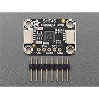 Adafruit 5665 ອາດູຕຣາຟ ເຊນເຊີຣິອນ SHT45 ອຸປະກອນວັດຄວາມຊື່ນ ແລະ ອຸນຫະພູມຄວາມແມ່ນຍຳ Precision Temperature & Humidity Sensor - STEMMA QT / Qwiic