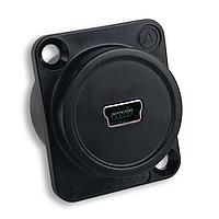 Switchcraft EHUSBMNMNPKG Mini USB Type B Connectors EH Mini USB Feedthru Bagged w/ Screws