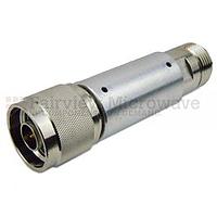 Fairview  SA3N5W-06  6 dB Fixed Attenuator N Male To N Female Up To 3 GHz Rated To 5 Watts With Aluminum Body