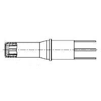 AMP Connectors - TE Connectivity 447436-1 ຕົວເຊື່ອມຕໍ່ Rack & Panel PIN TRIAX P.C., SZ8