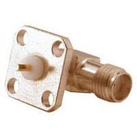 HUBER+SUHNER 28_SMA-50-0-1/111_NE ຕົວເຊື່ອມ SMA ມຸມຂວາ ຟແລງແຈັກຮີເຊບເຄບເລກ (f)