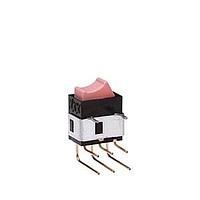NKK Switches GW22RCH ສະຫນັບສະຫນູນ Rocker DPDT ON-ON ແດງ R/A ROCKER ACTUATOR