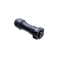 Amphenol LTW BD-02BFFA-QL8AN0 Standard Circular Connector X-Lok, Standard Size, Plastic, 5A, 02 pins, Female Connector, Female Contact, Straight, Push Lock, Crimp, Field Installable without Pin, F5.0 - F10.0mm, IP68