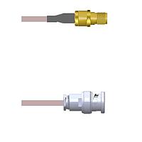 Amphenol Custom Cable Q-2T00I0001060i ສາຍສະບັບ RF SMA-SJ/BNC-SP G178 60I