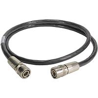 HARTING 21332929853100 ເສັ້ນສາຍເຊນເຊີ / ເສັ້ນສາຍອັກຕູເວີ M12 X-code PushPull Press&Go Double Ended Cable Assembly, 8pin, straight male to straight male, EtherRail Flex (4x2xAWG24/7) Cat7 ສີດຳ, 10m