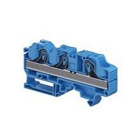 Entrelec - TE Connectivity ZK16-3P-BL ບລອກຕໍ່ຜ່ານ Feed Through Terminal Block Pow SNK PI-Spring